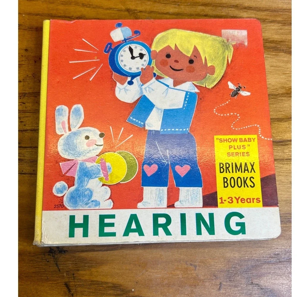 Brimax Books Hearing & Seeing Board 1-3‎ Years Vintage 1970s books